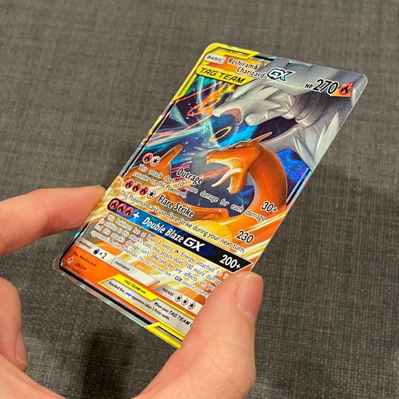 Pokemon Reshiram & Charizard GX – Japanese Tag Team All Stars Holo Card - Picture 2 of 4